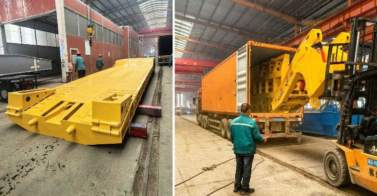 2 Axle 60 Ton Hydraulic Detachable Gooseneck Lowboy Trailers for Sale in Guam, Guaga