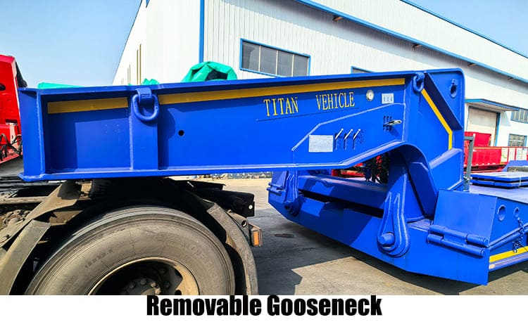 2 Line 4 Axle Removable Gooseneck Trailer for Sale in Guam