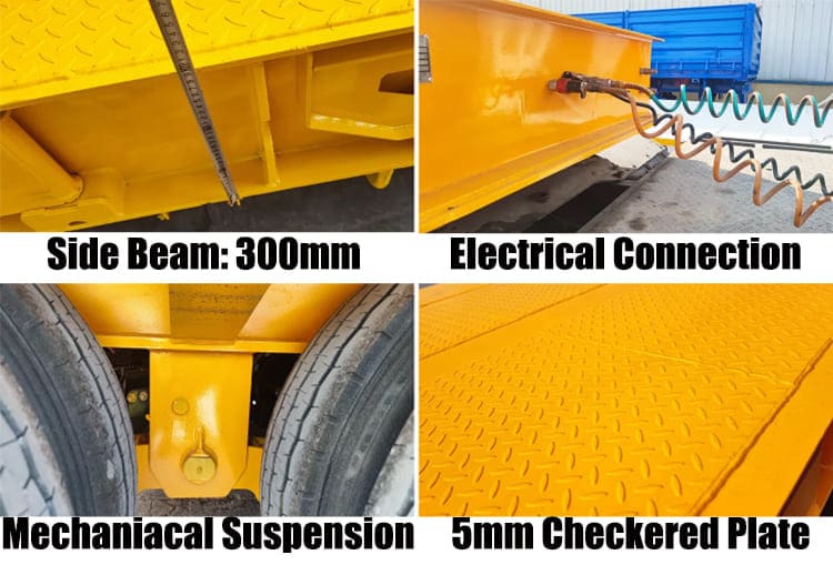 3 Axle 60 Ton RGN Trailers - Lowboy Trailer Manufacturers for Sale in Guam