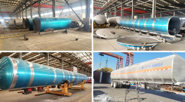 2 Axle Aluminum Tanker Trailer Diesel Tank for Sale in Guam, Guhgt