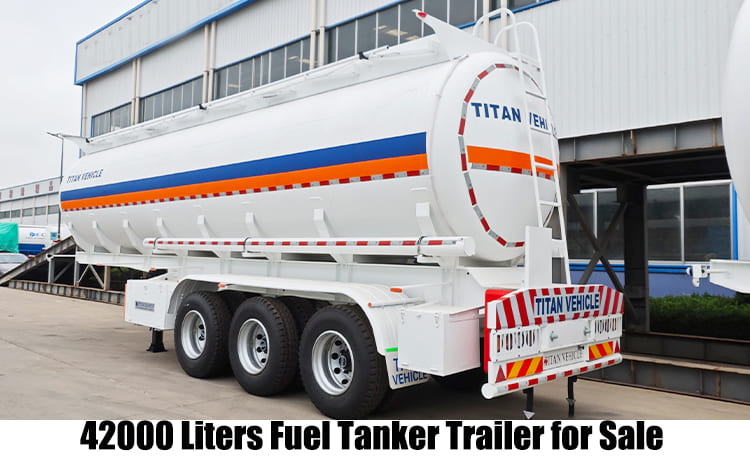 42000 Liters Fuel Tanker Trailer for Sale in Guam, Guaga