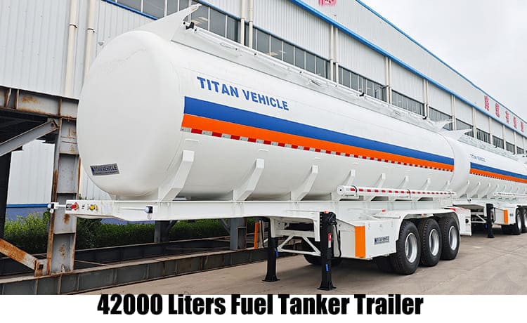 42000 Liters Fuel Tanker Trailer for Sale in Guam, Guaga
