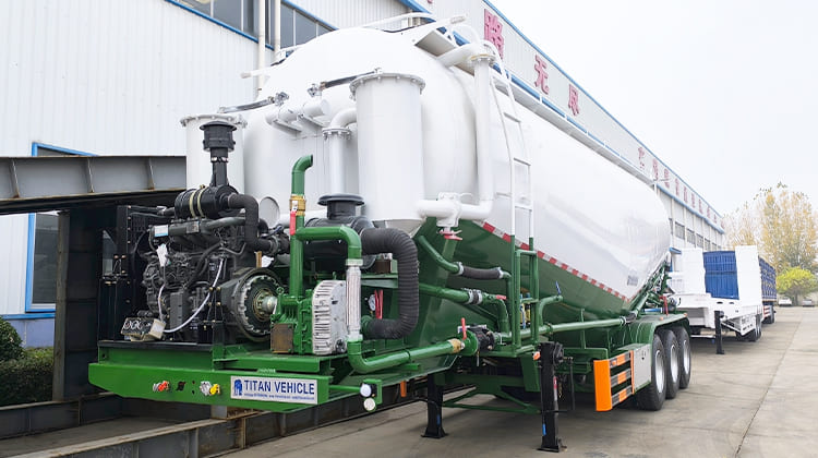 40 CBM Bulker Cement Tanker Trailer for Sale in Guam Guaga