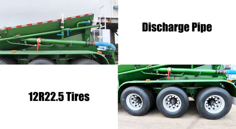 40 CBM Bulker Cement Tanker Trailer for Sale in Guam Guaga