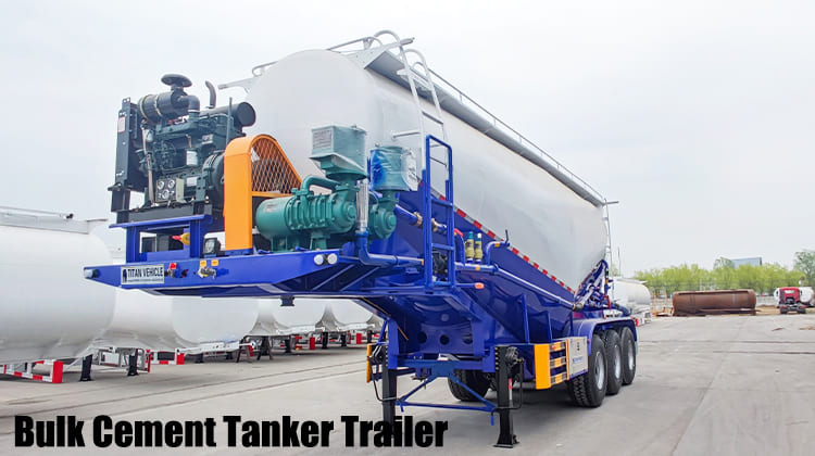 35 CBM Bulk Cement Tanker Trailer for Sale in Guam Agana