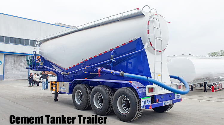 35 CBM Bulk Cement Tanker Trailer for Sale in Guam Agana
