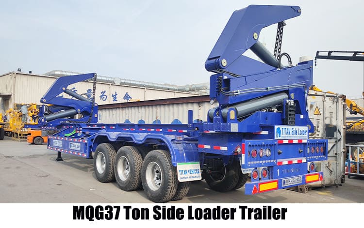 MQH37 Ton Container Side Loader Trailer for Sale in Guam Guaga