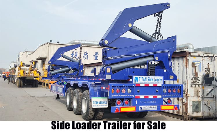 MQH37 Ton Container Side Loader Trailer for Sale in Guam Guaga