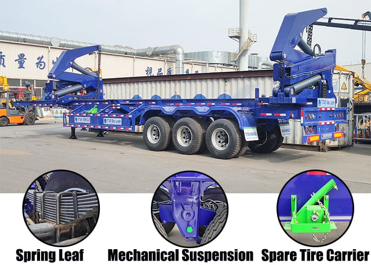 MQH37 Ton Container Side Loader Trailer for Sale in Guam Guaga
