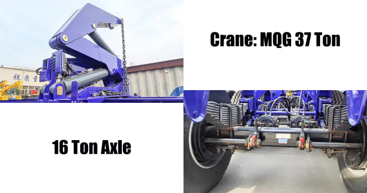MQH37 Ton Container Side Loader Trailer for Sale in Guam Guaga