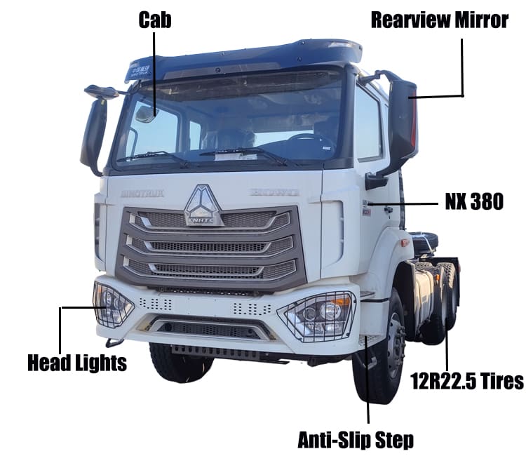 Howo Truck Price - Sinotruk Howo NX 380 Truck Head for Sale in Guam Agana