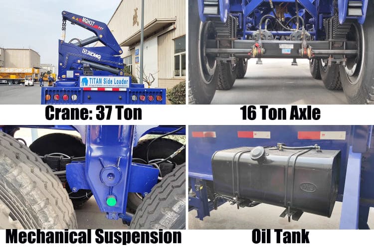 MQH37T Side Lift Container Trailer | Side Lifter Trailer for Sale in Guam Gugum