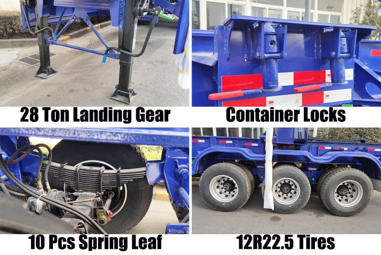 MQH37T Side Lift Container Trailer | Side Lifter Trailer for Sale in Guam Gugum