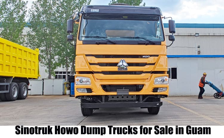 CNHTC 400Hp Sinotruk Howo Dump Trucks for Sale in Guam Guded