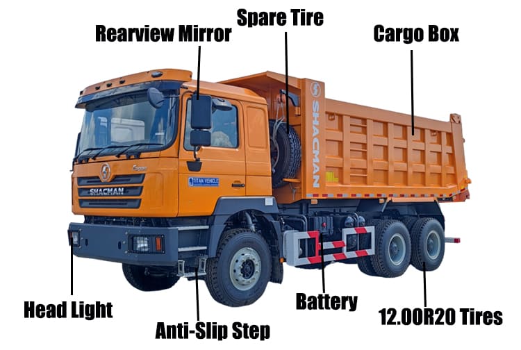 Shacman F3000 Dump Truck 10 Wheeler for Sale in Guam Agana