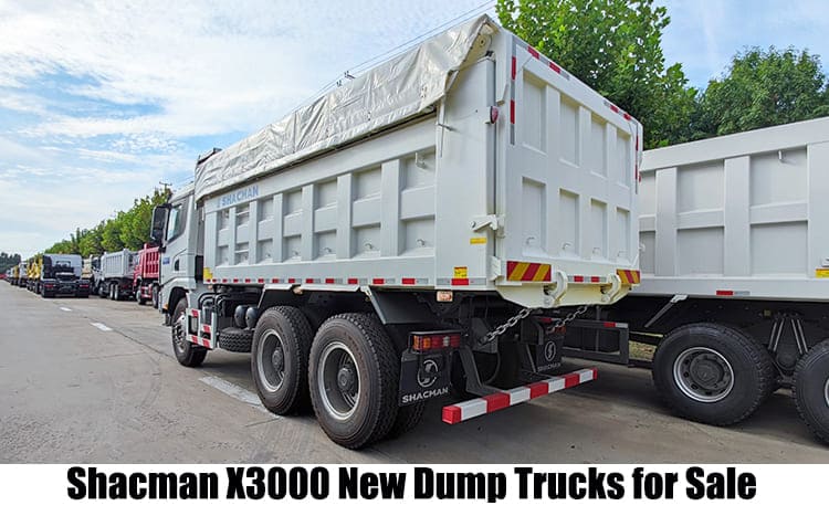 Shacman X3000 New Dump Trucks for Sale in Guam Guaga