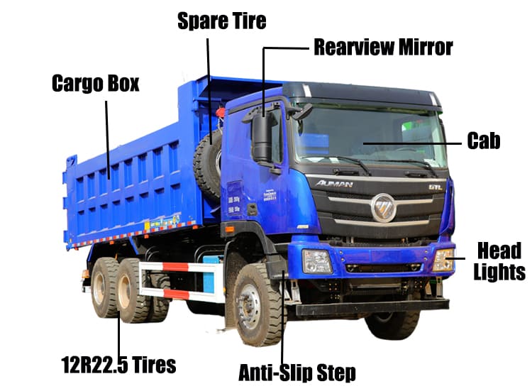 Foton Truck Auman GTL Dump Trucks for Sale Near Me in Guam Guhgt