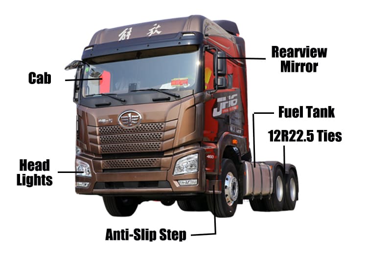 Faw JH6 6x4 Tractor Trucks for Sale in Guam Guded