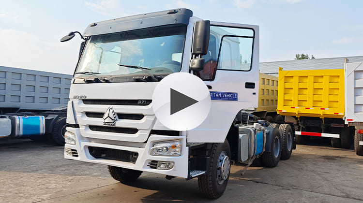 Slightly Used Truck Prices Howo Truck Head 6X4 for Sale in Guam Gugum