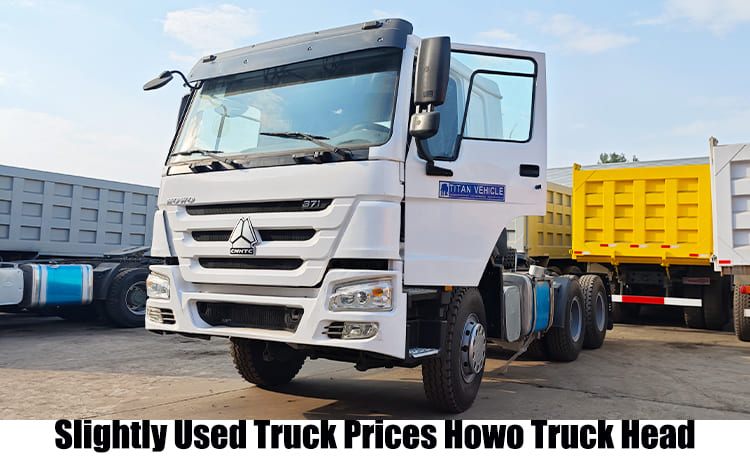 Slightly Used Truck Prices Howo Truck Head 6X4 for Sale in Guam Gugum