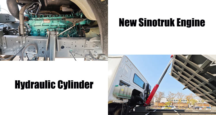 Howotruck 10 Wheeler Used Dump Trucks for Sale in Guam Agana