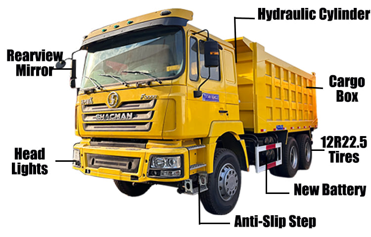 Pre Owned Trucks for Sale in Guam - Shacman F3000 Dump Truck 10 Wheeler