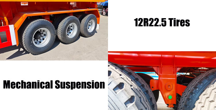 35CBM Hydraulic Dump Trailer Prices for Sale in Guam Guded