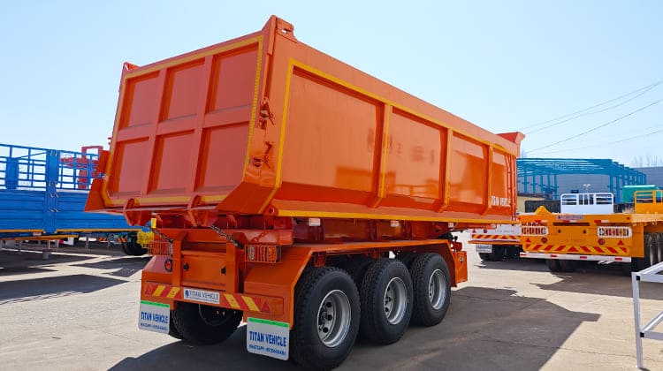 35CBM Hydraulic Dump Trailer Prices for Sale in Guam Guded