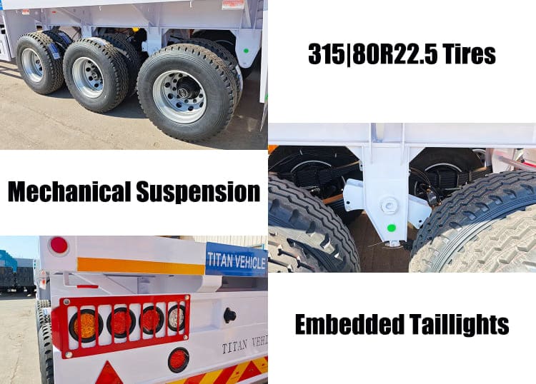 Three Axle 40 Foot Flatbed Trailer Price for Sale Near Me in Guam Agana