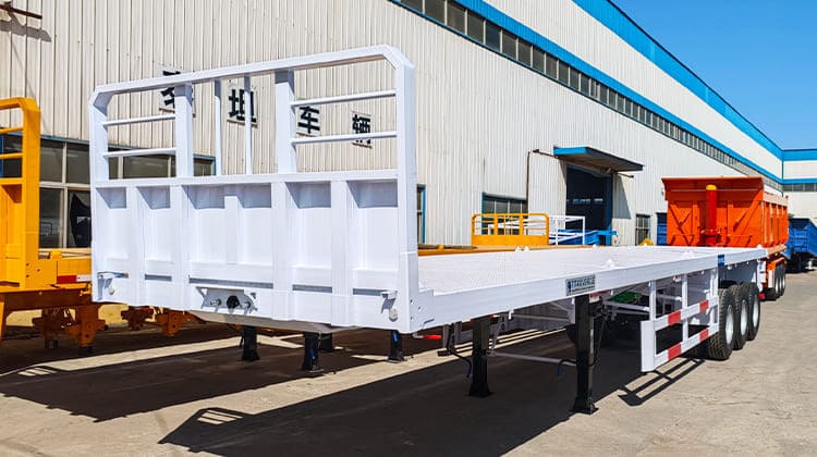 Three Axle 40 Foot Flatbed Trailer Price for Sale Near Me in Guam Agana