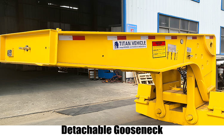 80 Ton Lowboy Detachable Trailer | Lowboy Flatbed Trailer | Lowboy Semi Trailer Truck for Sale in Guam