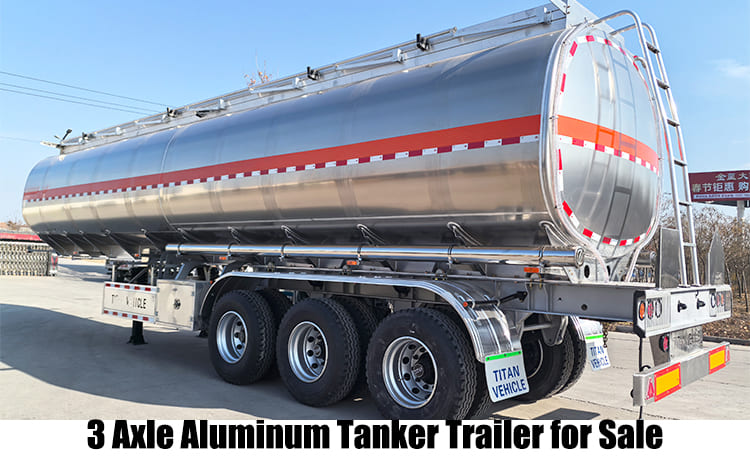 3 Axle Aluminum Oil Tanker Trailer for Sale in Guam Guhg