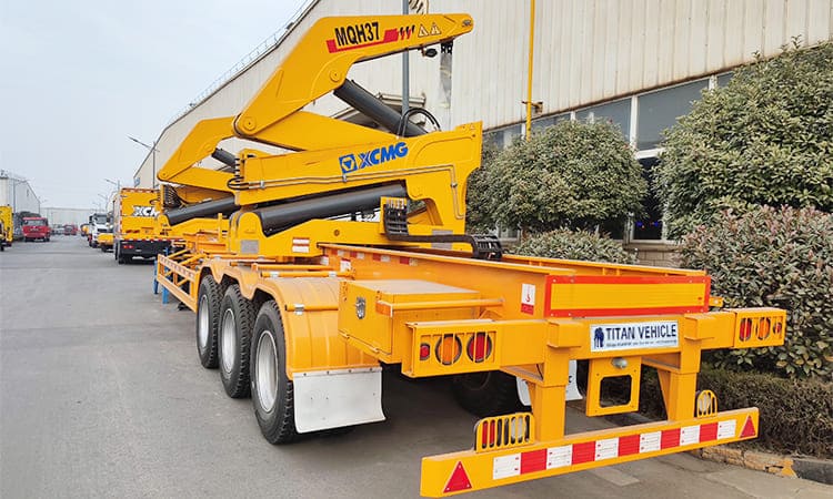 37 Ton Steelbro Sidelifter Container Trailer Side Loader for Sale in Guam Gugum