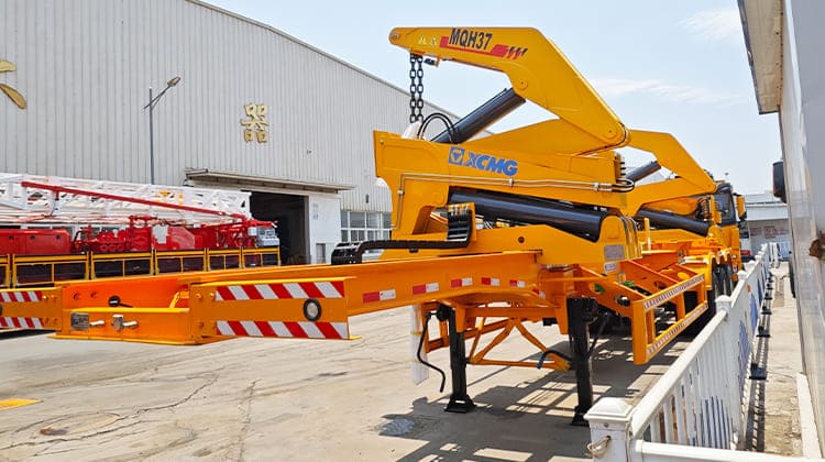 37 Ton Hammar Side Loader Price | Container Side Lifter Truck Trailer for Sale in Guam