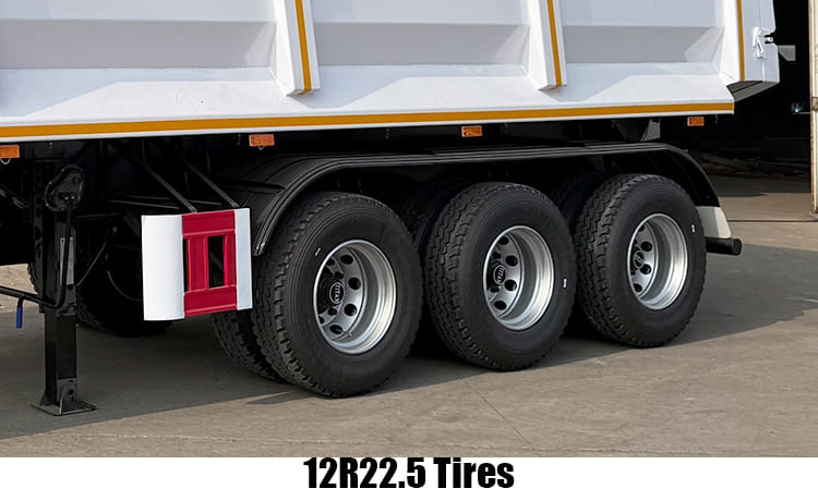 3 Axle Heavy Duty Dump Truck Semi Trailer | Dumper Trailer for Sale in Guam Gugum