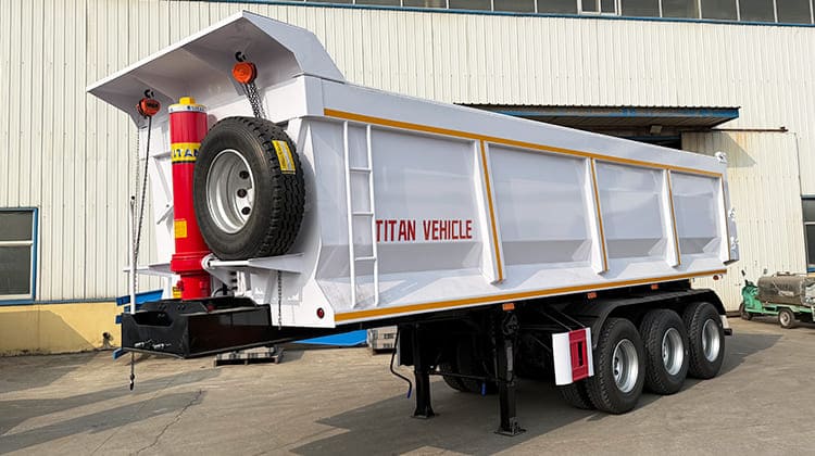 3 Axle Heavy Duty Dump Truck Semi Trailer | Dumper Trailer for Sale in Guam Gugum