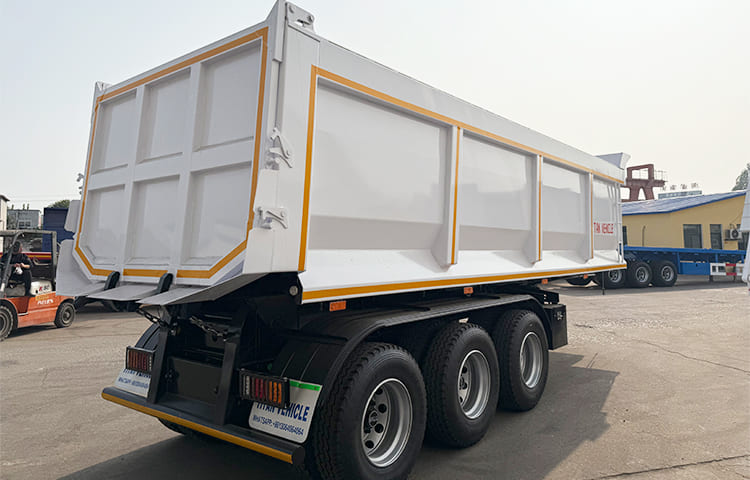 3 Axle Heavy Duty Dump Truck Semi Trailer | Dumper Trailer for Sale in Guam Gugum