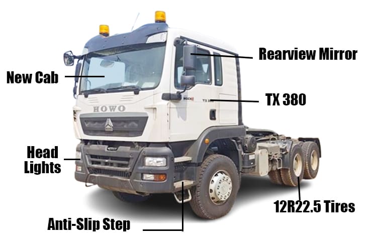 Second Hand Trucks for Sale in Guam - Howotruck TX Semi Tractor for Sale