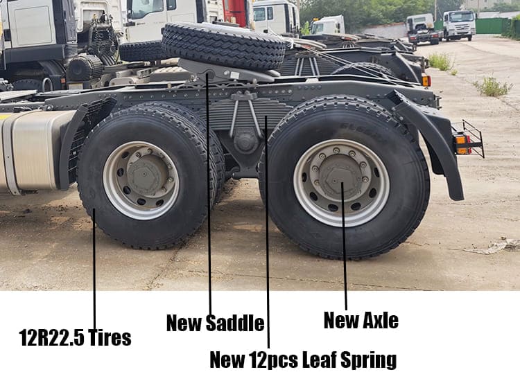 Sinotruk Howo 6X4 400HP Used Tractor Trucks for Sale Near Me in Guam