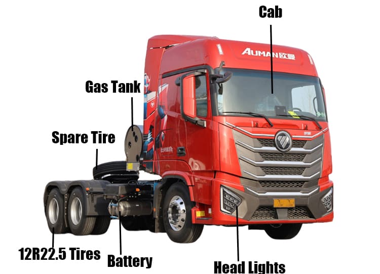 Foton Tractor GTL 6x4 Truck Head for Sale in Guam Agana