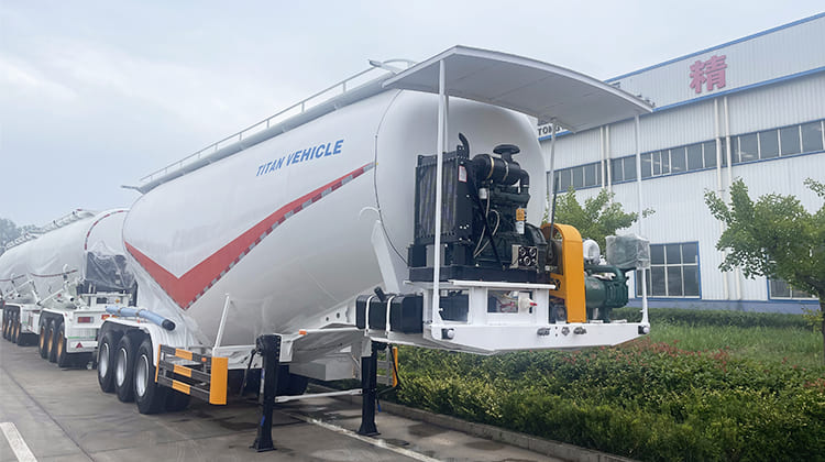 3 Axle Dry Bulk Tanks Trailer Cement Bulker Truck for Sale in Guam Apra