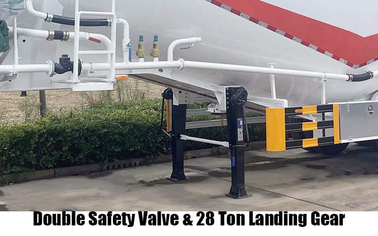 3 Axle Dry Bulk Tanks Trailer Cement Bulker Truck for Sale in Guam Apra