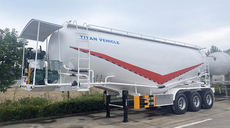 3 Axle Dry Bulk Tanks Trailer Cement Bulker Truck for Sale in Guam Apra