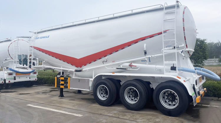 3 Axle Dry Bulk Tanks Trailer Cement Bulker Truck for Sale in Guam Apra