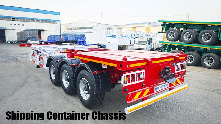 40 Ft Shipping Container Chassis Trailer for Sale in Guam