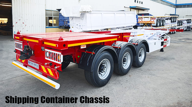 40 Ft Shipping Container Chassis Trailer for Sale in Guam