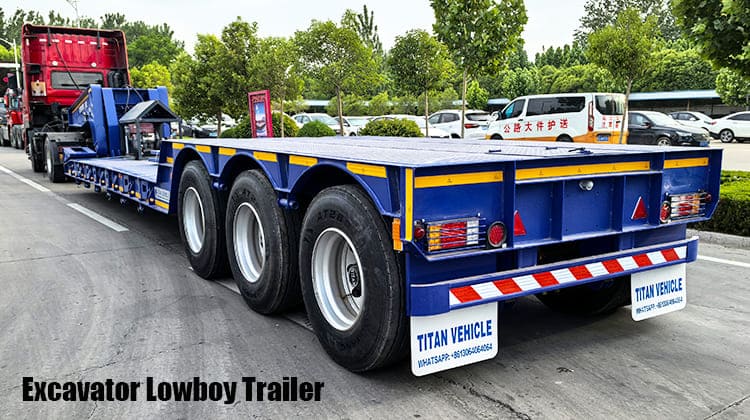 Removable Goose Neck Trailer | Excavator Lowboy Trailer Manufacturers in Guam