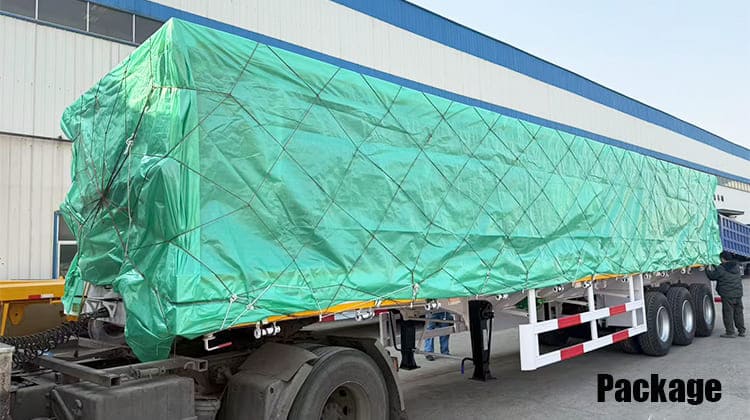 3 Axle 40 Ft Flatbed Trailers Price for Sale Near Me in Guam