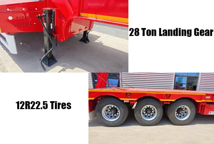 60 Ton Low Bed Truck Trailer for Sale in Guam