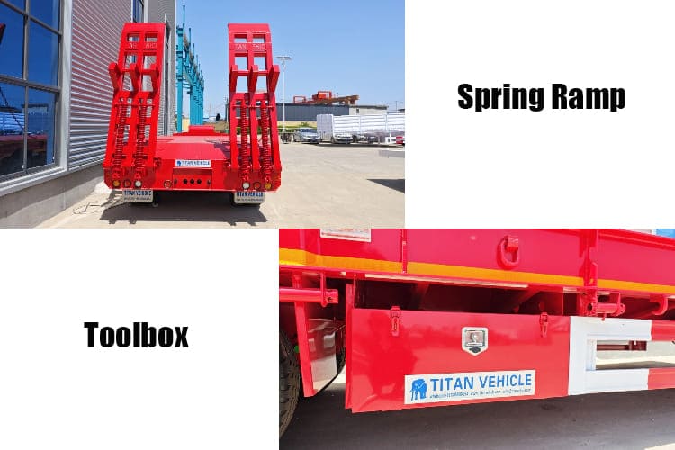 60 Ton Low Bed Truck Trailer for Sale in Guam